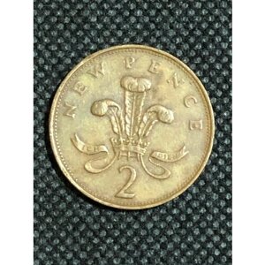 Монета великобритания 2 пенни 1971 год №1