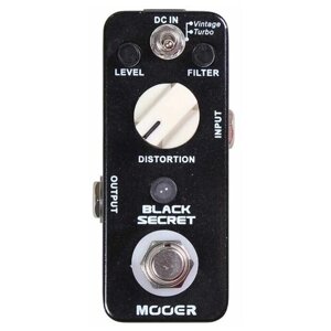 Mooer Black Secret педаль гитарная Distortion (Proco Rat)