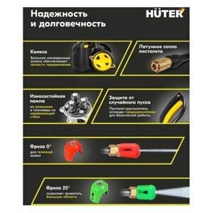 Мойка высокого давления Huter M2500-PW-PRO [900/70/8/52]