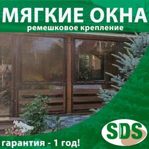 Мягкое окно на ремешковом креплении 115*215 см