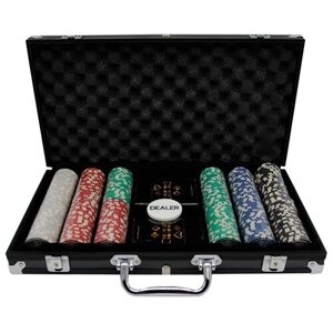 Набор для покера для покера Фабрика Покера CPPS300B, 300 фишек