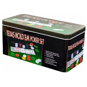 Набор для покера Texas Holdem Light: 200 фишек