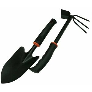 Набор садовых инструментов, 2 предмета: совок (лопатка), мотыжка (тяпка) 1 комплект.