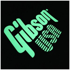Наклейка виниловая на кейс гитары "Gibson на кейс 2"