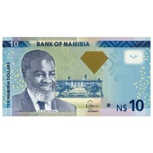 Намибия 10 долларов 2013 г «отец намибийской нации Сэм Нуйома» UNC