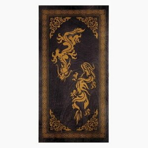 Нарды "Драконы", деревянная доска 60 x 60 см, золото