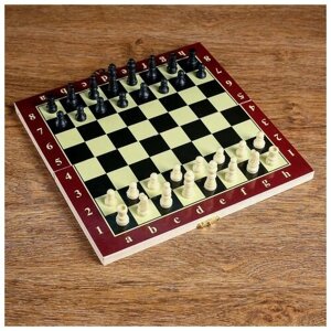 Настольная игра 3 в 1 "Карнал"нарды, шахматы, шашки, 20.5 х 20.5 см, микс