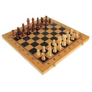 Настольная игра 3 в 1 Король: нарды, шахматы, шашки, 39 х 39 см