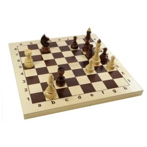 Настольная игра Шахматы Гроссмейстерские деревянные 43х43см