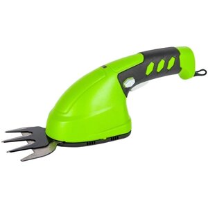 Ножницы-кусторез аккумуляторный Greenworks 2903307, 2 А·ч, 3.6 В, с АКБ и ЗУ, зеленый