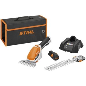 Ножницы-кусторез аккумуляторный STIHL HSA 26, 2.6 А·ч, 10.8 В, с АКБ и ЗУ, оранжевый