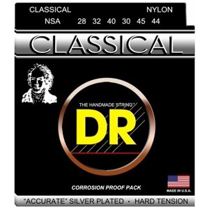 NYLON classical струны для классических гитар DR NSA (28-44)