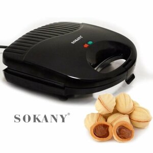 Орешница электрическая "Sokany"Для выпекания вафельных орешков / С антипригарным покрытием / 750Вт.