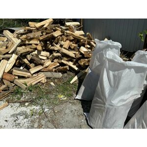 Осиновые дрова 20 кг мешок без мусора