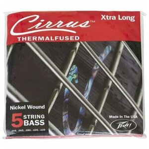 PEAVEY Cirrus Bass String 5XL .045,065,080,105,125 Thermal Fused стр. для бас . гит.