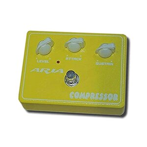 Педаль эффектов для электрогитары Aria CP-10 Compressor, гитарный эффект, ножной переключатель