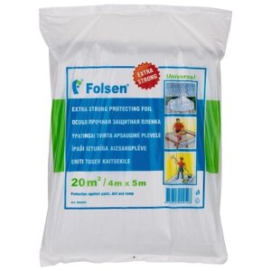 Пленка защитная Folsen Extra Strong 50 мкм 4х5 м (20 кв. м)