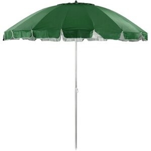 Пляжный зонт, 2,35 м, плащевка, с клапаном, зеленый), в чехле