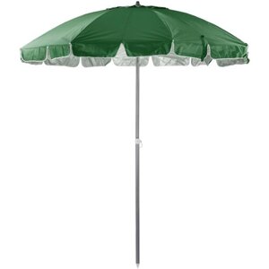 Пляжный зонт, 2,35 м, с клапаном, с наклоном (зеленый), в чехле