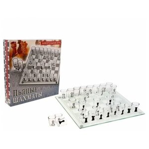 Подарки Пьяные шахматы с рюмками (24 х 24 см)