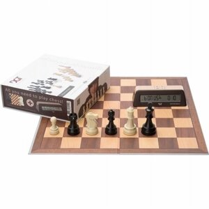 Подарочный шахматный стартовый набор DGT Brown Chess