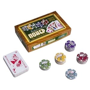 Походный набор для покера, Задира, 88 фишек