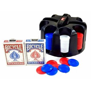 Покерный набор "Bicycle Revolving Poker Chip Rack" на 200 фишек