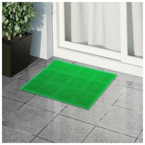 Покрытие ковровое щетинистое без основы «Травка», 4053 см, цвет зелёный