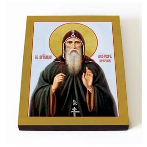 Преподобномученик Феодор Печерский, икона на доске 8*10 см