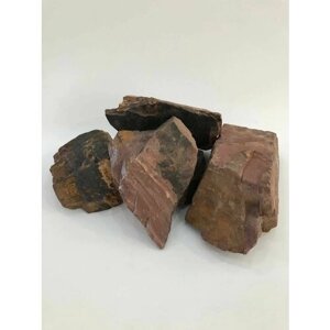 Природный камень для бани, сауны, аквариума, террариума, декора Яшма колотая 3 кг 500 г