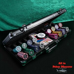 Профессиональный покерный набор 500 фишек номер 1