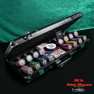 Профессиональный покерный набор 500 фишек номер 50