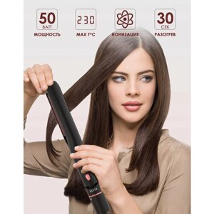 Профессиональный выпрямитель для волос, с 5 температурными режимами, керамическим покрытием и ионизацией