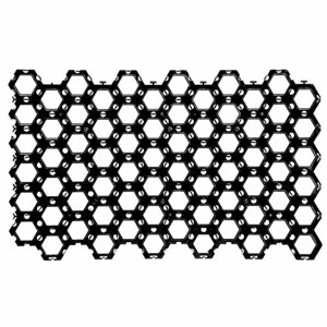 Решетка газонная Color-X черная 1 кв/м (4 шт/уп)