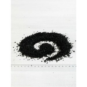 Резиновая крошка черная, фракция 0,5-3 мм, 1 кг