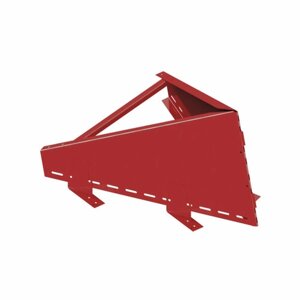 Росстин Снегорассекатель, красный на ножках H400 (Ст3-1,0) НФ-00047062