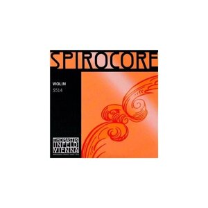 S514 Spirocore Комплект струн для скрипки размером 1/2, среднее натяжение, Thomastik