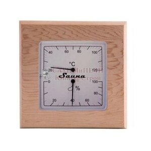 SAWO Термогигрометр для сауны квадратный 225-THD