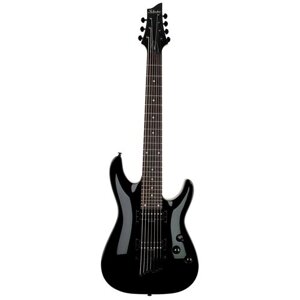 Schecter OMEN-7 G. BLACK Гитара электрическая, 7 струн