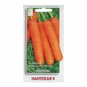 Семена Морковь Нантская 4 2 г, 2 пачки