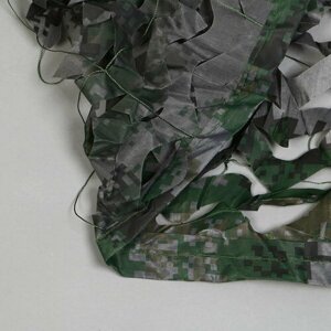 Сетка маскировочная, 3 x 2 м, двухслойная, песочно-зелёная, с люверсами