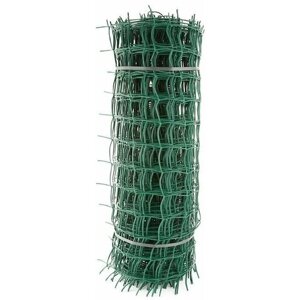 Сетка садовая пластиковая квадратная профи 83*83 мм, 1*20 м, зеленая