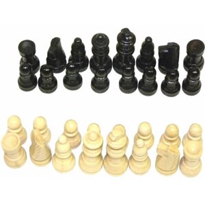 Шахматные фигуры малые (король - 47мм, пешка - 25мм)