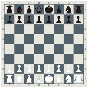 Шахматы демонстрационные магнитные "Русский секрет" 42 х 42 см.
