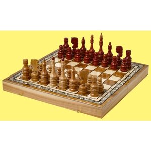 Шахматы Дубовые (большие, классические фигуры из дуба)