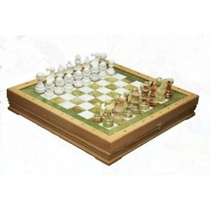 Шахматы каменные Европейские (высота короля 3,50) 43*43 см 999-RTG-5716