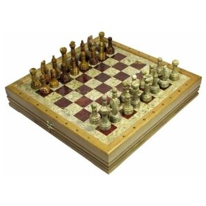 Шахматы каменные стандартные (высота короля 3,50) 43*43 см 999-RTG-5580