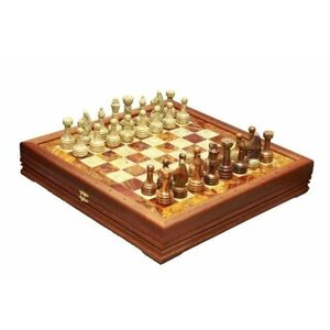 Шахматы каменные стандартные (высота короля 3,50) 43*43 см 999-RTG-9508