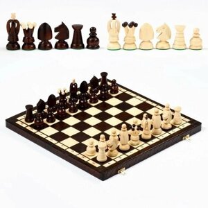 Шахматы "Королевские", 44 х 44 см, король h 8 см, пешка h-4.5 см
