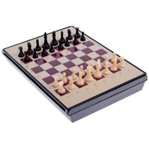 Шахматы магнитные, с ящиком, доска 24 х 18 см